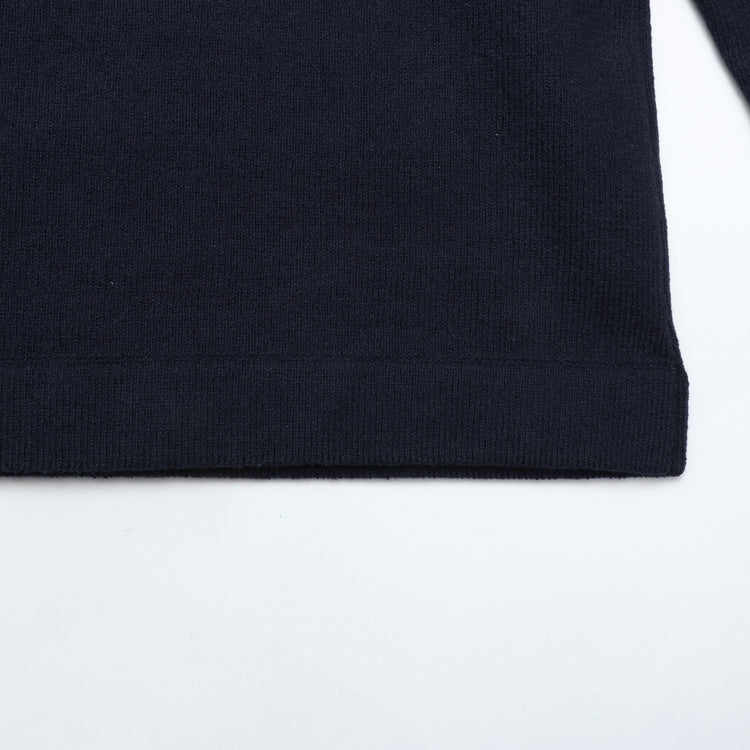 Yonetomi / MERCERIZED COTTON RIB KNIT P/O