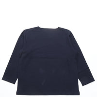 Yonetomi / MERCERIZED COTTON RIB KNIT P/O