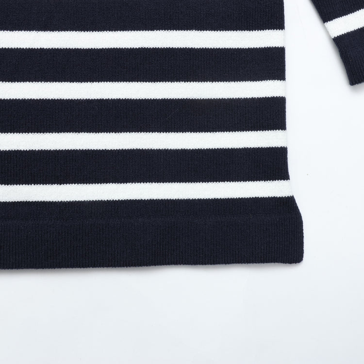 Yonetomi / MERCERIZED COTTON RIB KNIT P/O