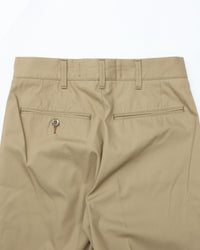 THE SHINZONE / WASHED HIGH WAIST CHINO PANTS BEIGE