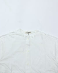 THE SHINZONE / HIGH TWIST COTTON CARDIGAN WHITE