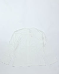 THE SHINZONE / HIGH TWIST COTTON CARDIGAN WHITE