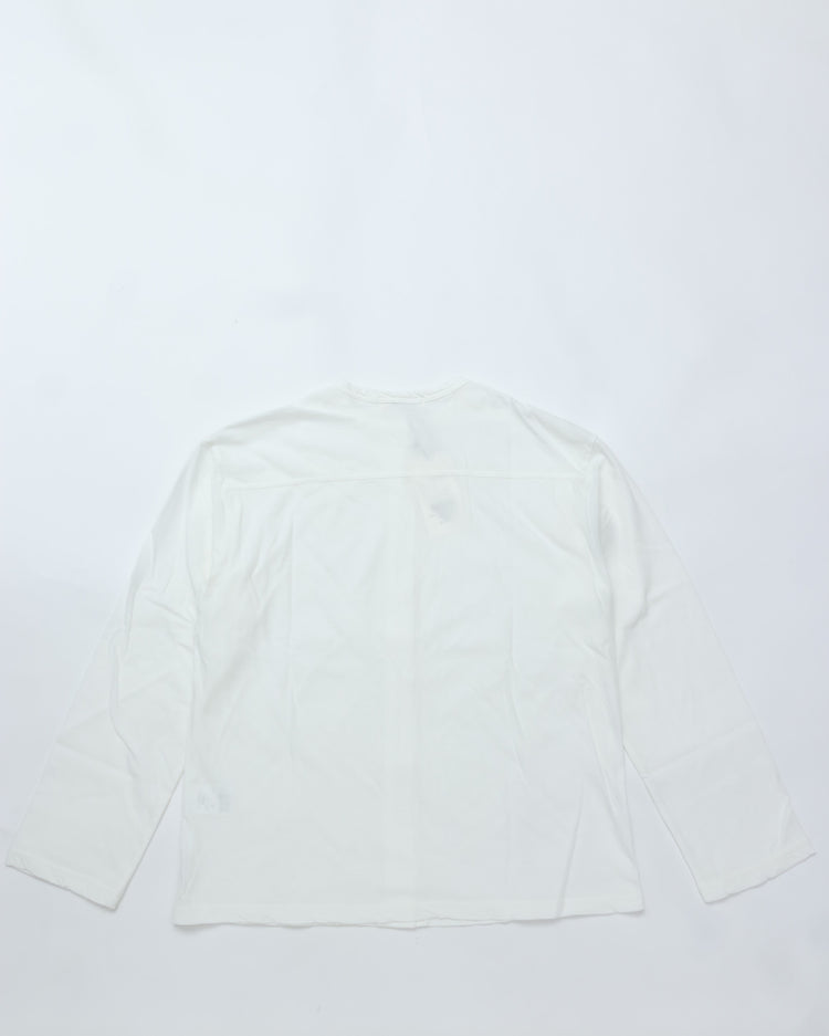 THE SHINZONE / HIGH TWIST COTTON CARDIGAN WHITE