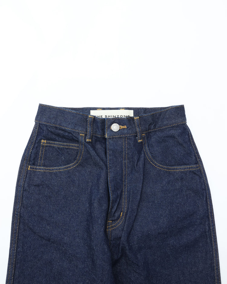 THE SHINZONE / NEW CARROT DENIM PANTS DARK BLUE