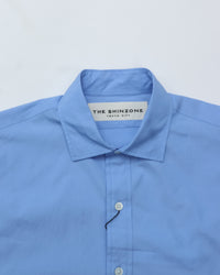 THE SHINZONE / SHORT PECK SHIRT BLUE