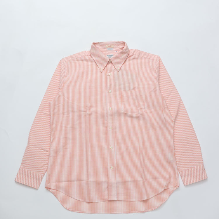 WORKERS / Modified BD Shirt ORANGE STRIPE