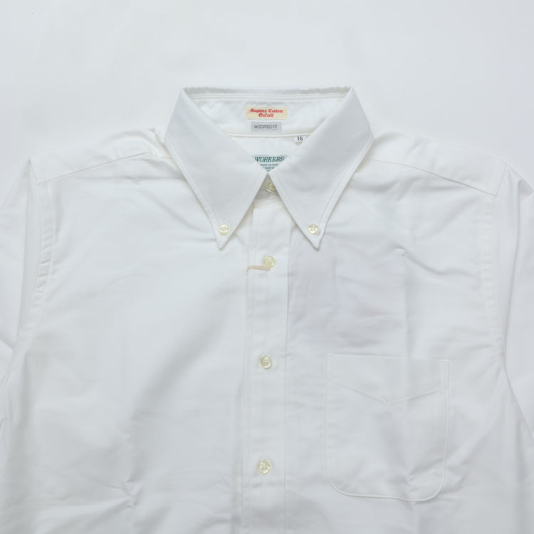 WORKERS / Modified BD Shirt WHITE