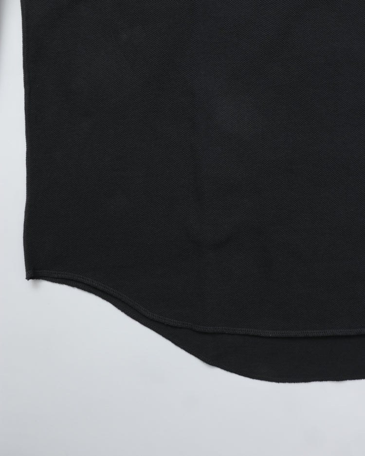 THE SHINZONE / MILITARY HENLEY PULLOVER BLACK