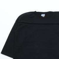 WALLA WALLA SPORT/　9oz 3/4 FOOTBALL TEE BLACK