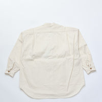 HAVERSACK / C/L Herringbone Band Collar Overshirt