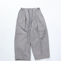 HAVERSACK / Back satin easy wide pants