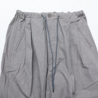 HAVERSACK / Back satin easy wide pants