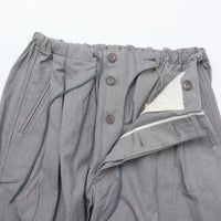 HAVERSACK / Back satin easy wide pants