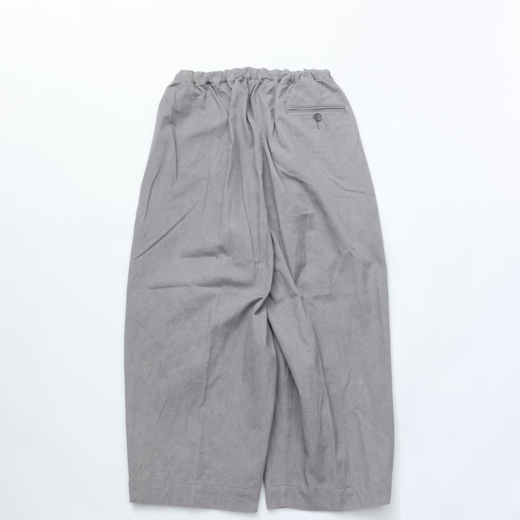 HAVERSACK / Back satin easy wide pants