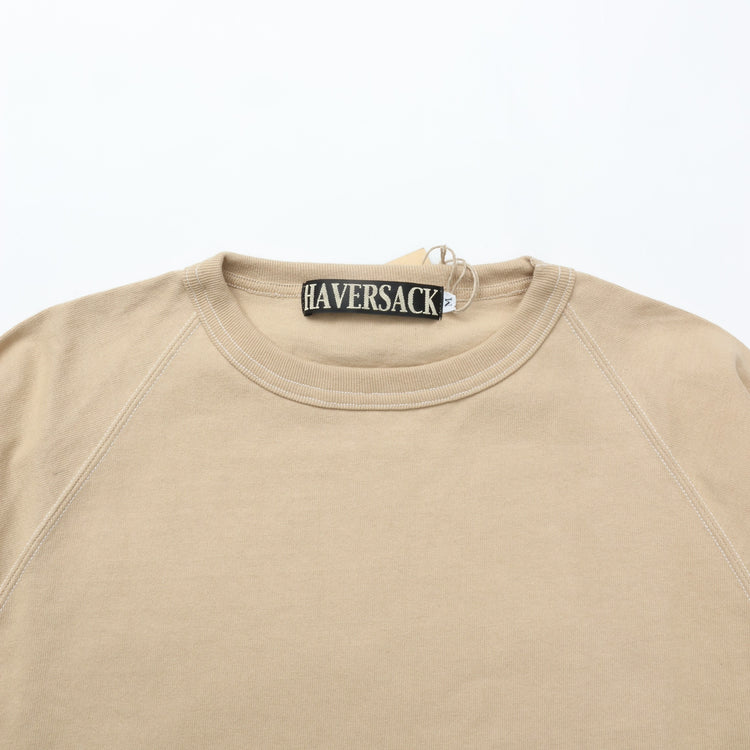 HAVERSACK / ヘビードライ天竺　ラグランロングTシャツ BEIGE