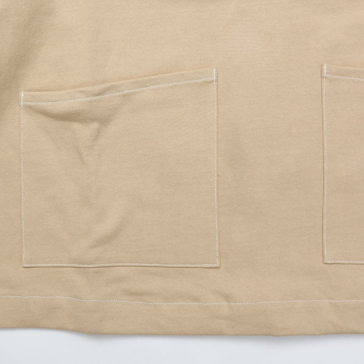 HAVERSACK / ヘビードライ天竺　ラグランロングTシャツ BEIGE