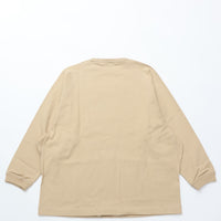 HAVERSACK / ヘビードライ天竺　ラグランロングTシャツ BEIGE