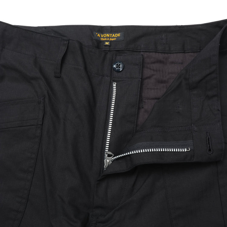 A VONTADE / Fatigue Trousers ver.2  -Ripstop- BLACK