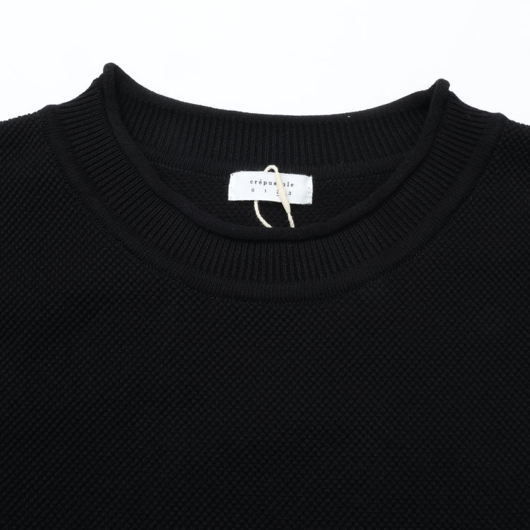 crepuscule / Light Moss Stitch P/O BLACK