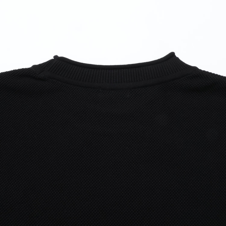 crepuscule / Light Moss Stitch P/O BLACK