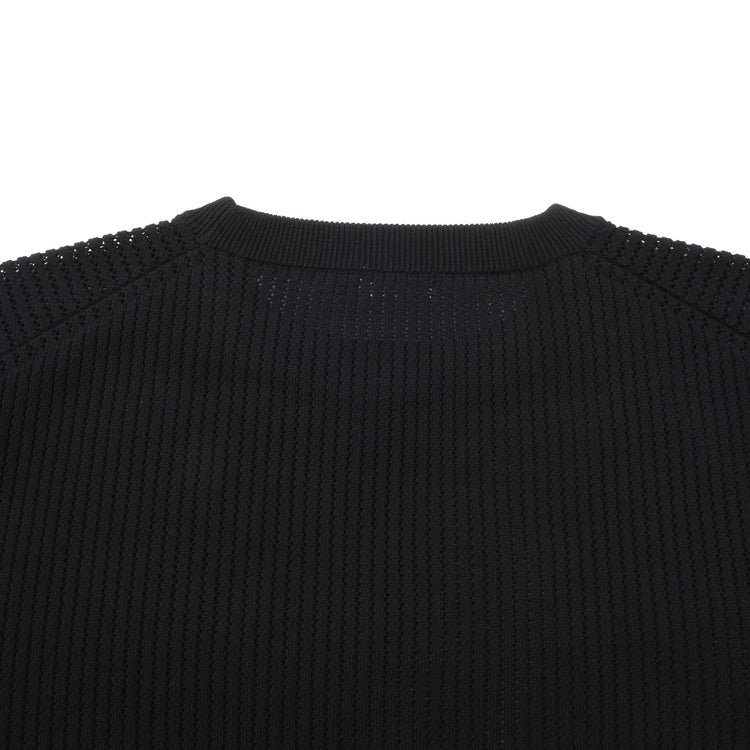 crepuscule / Stripe Mesh P/O BLACK