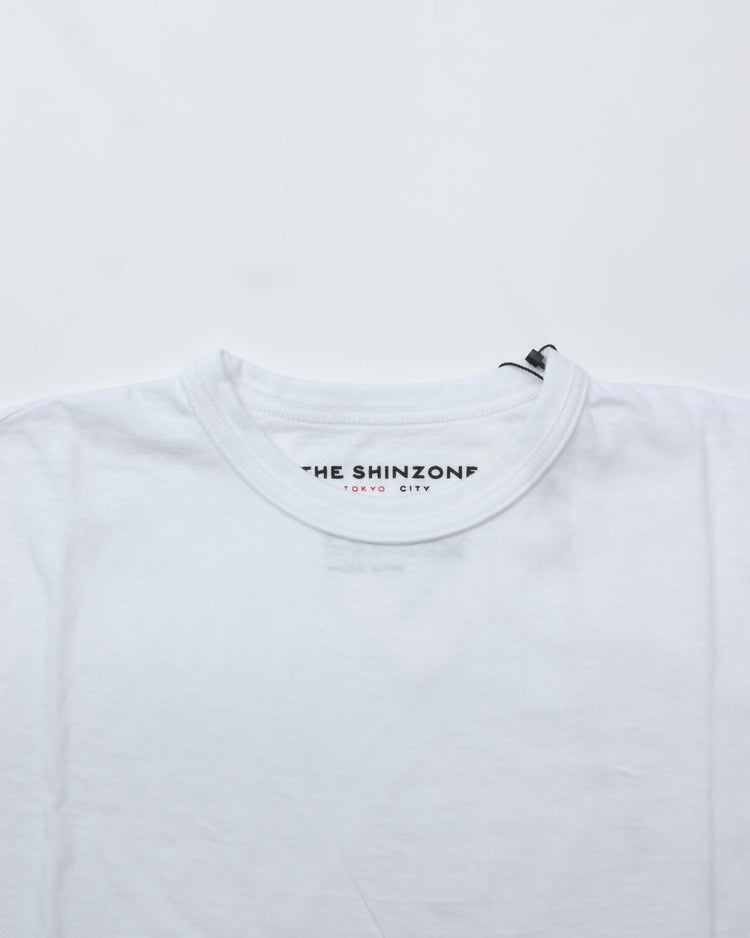 THE SHINZONE / CREW NECK T-SHIRT WHITE