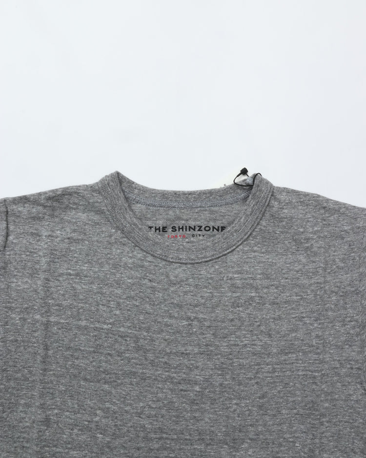 THE SHINZONE / CREW NECK T-SHIRT GRAY