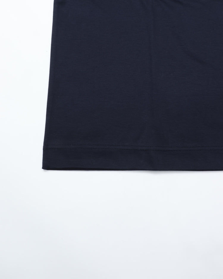 THE SHINZONE / HALF SLEEVE SMART TEE NAVY