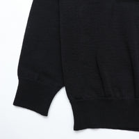 Yonetomi / WAVE COTTON KNIT P/O SOLID-