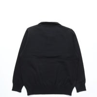 Yonetomi  / GIMA COTTON TENJIKU KNIT P/O 14 BLACK