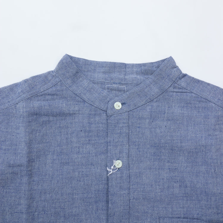 maillot / Sunset New Stand Collar Shirts BLUE