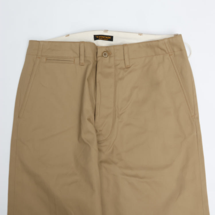 A VONTADE / Type 45 Chino Trousers -Wide Fit –　#1/BEIGE