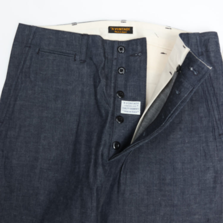 A VONTADE / Type 45 Chino Trousers -10oz Selvdge Denim-　#11/IND