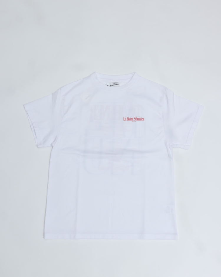 THE SHINZONE / BISTRO MENU TEE WHITE