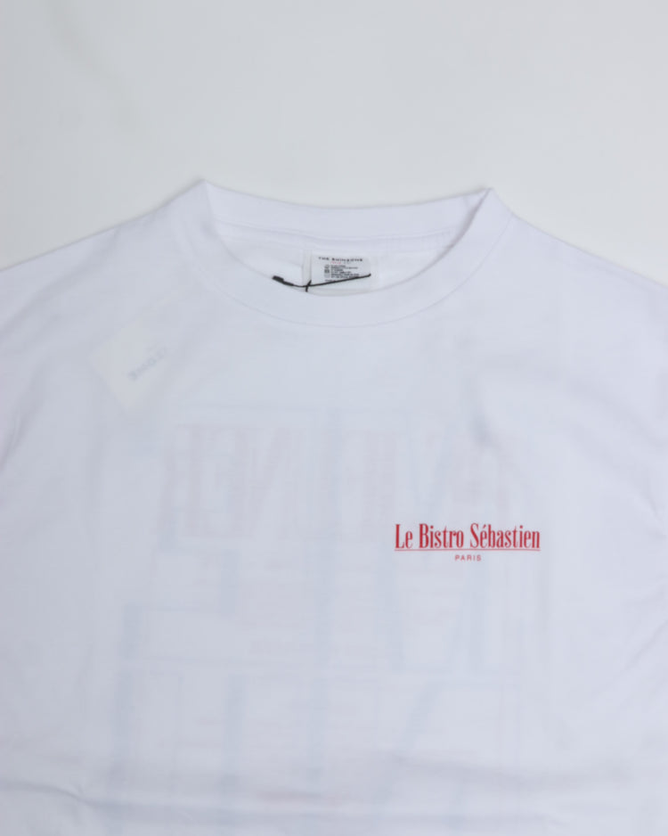 THE SHINZONE / BISTRO MENU TEE WHITE