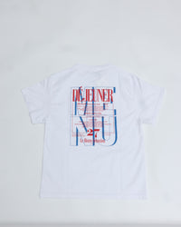 THE SHINZONE / BISTRO MENU TEE WHITE