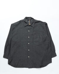 ARMY TWILL / LIGHT DENIM SHIRT CHARCOAL