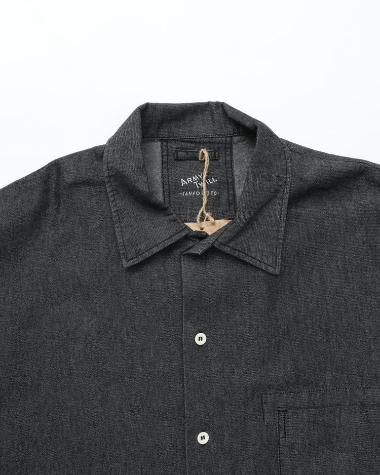 ARMY TWILL / LIGHT DENIM SHIRT CHARCOAL