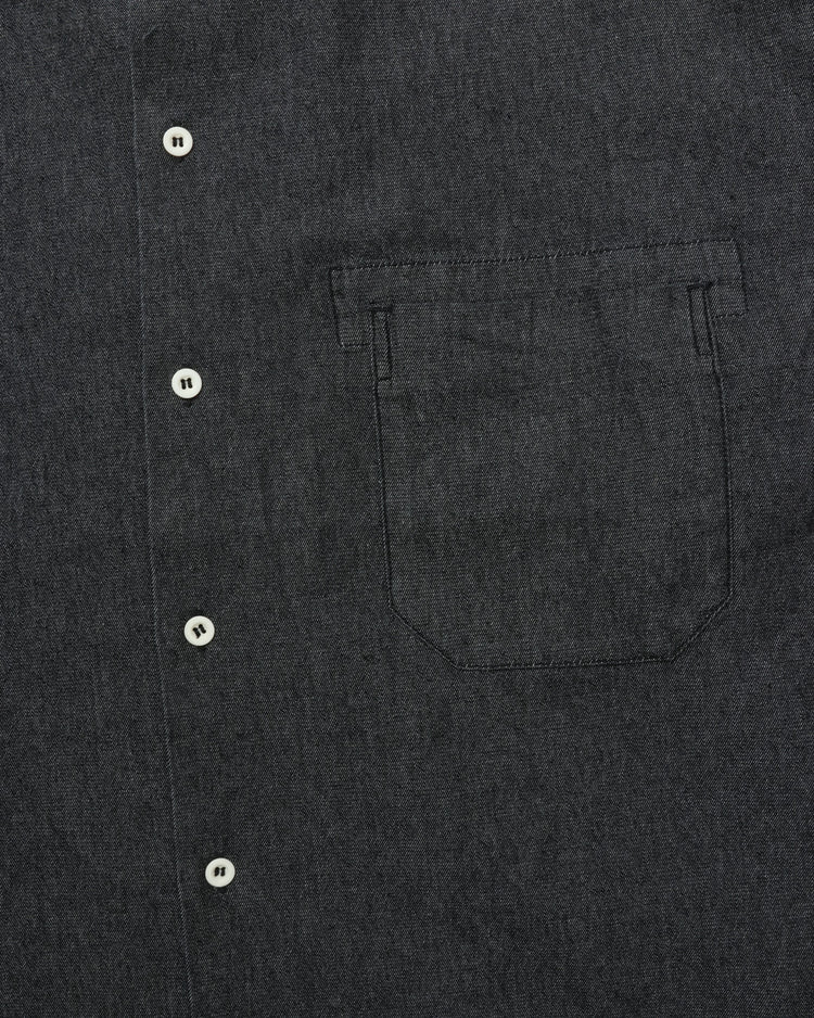 ARMY TWILL / LIGHT DENIM SHIRT CHARCOAL