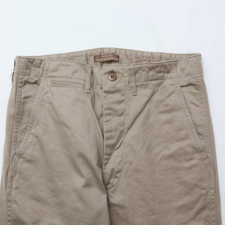 WORKERS / Officer Trousers, Regular Fit, Type 2 GRAIGE CHINO