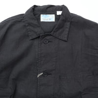 WORKERS / Summer Jacket Charcoarl Linen Cotton