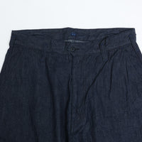 PORTER CLASSIC / CLASSIC DENIM GENE KELLY PANTS NAVY