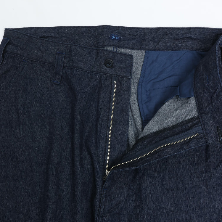 PORTER CLASSIC / CLASSIC DENIM GENE KELLY PANTS NAVY