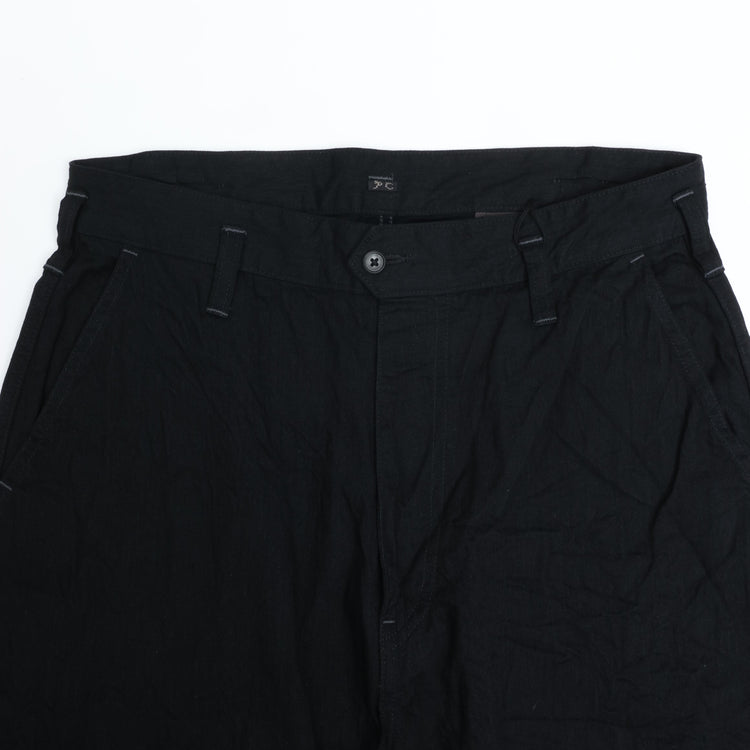 PORTER CLASSIC / CLASSIC DENIM GENE KELLY PANTS BLACK