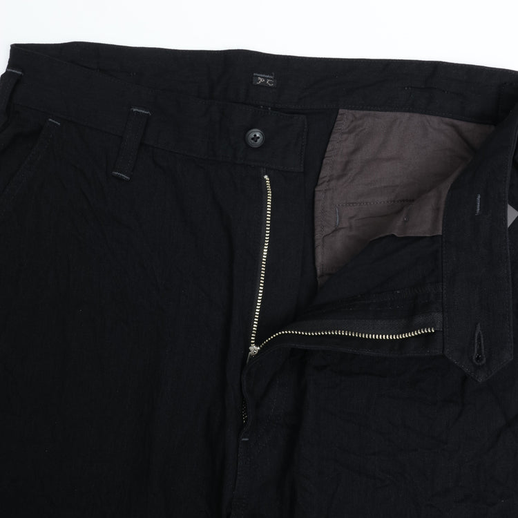 PORTER CLASSIC / CLASSIC DENIM GENE KELLY PANTS BLACK