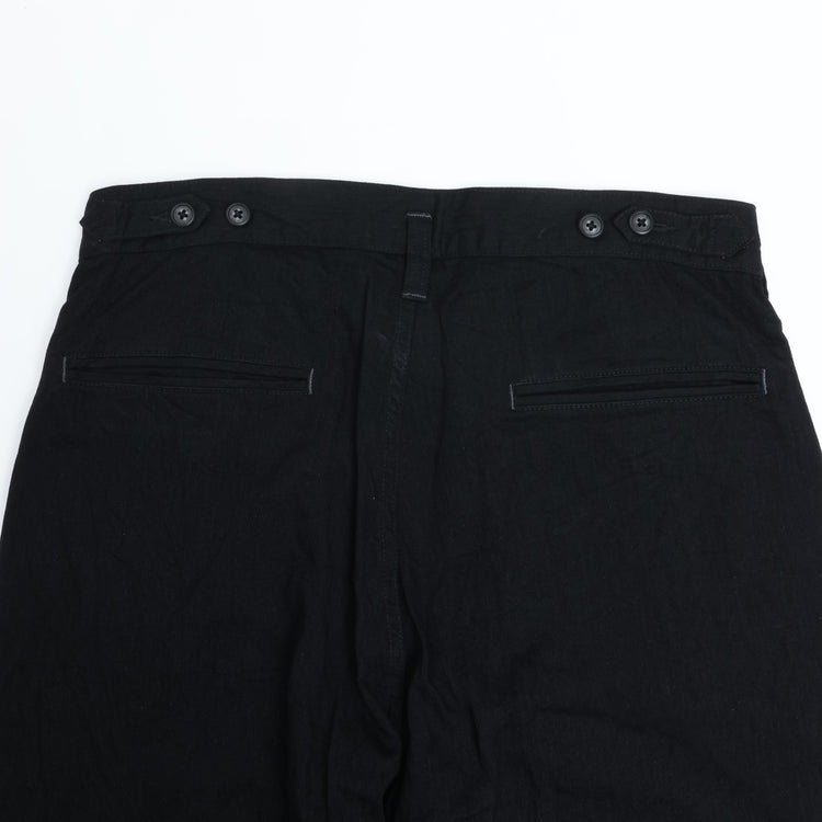 PORTER CLASSIC / CLASSIC DENIM GENE KELLY PANTS BLACK