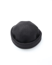 roundabout / Sashiko Roll Cap / Black RA24AW-AC02