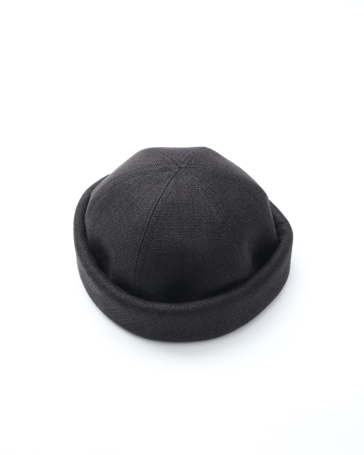 roundabout /  Linen Canvas Roll Cap