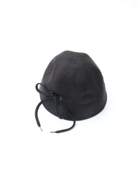 roundabout / Sashiko Roll Cap / Black RA24AW-AC02