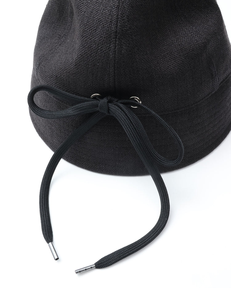 roundabout / Sashiko Roll Cap / Black RA24AW-AC02